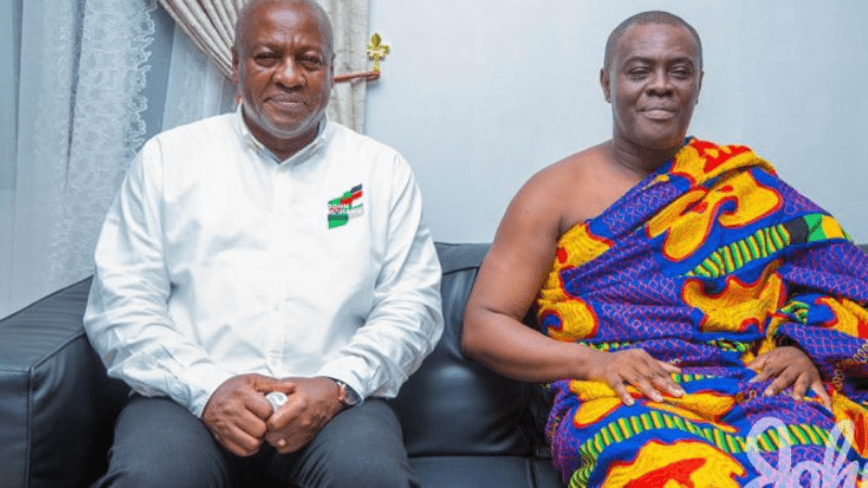 Dormaahene finally reveals his political party